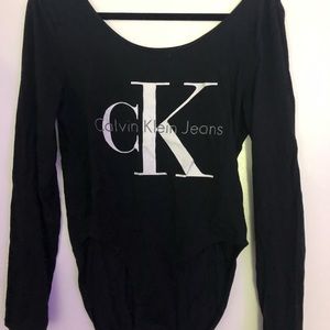 Calvin Klein Off the Shoulder Bodysuit